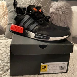 Adidas NMD_R1 Solar Orange Black Boost Sneakers